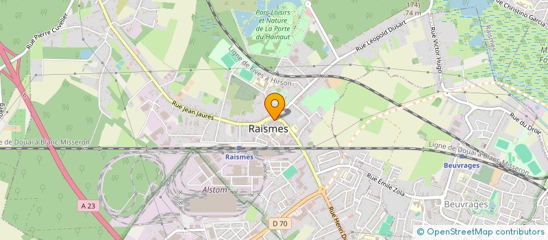 localisation de l'entreprise MONSIEUR LUC FARIN à RAISMES