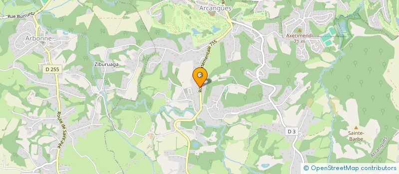 localisation de l'entreprise MONSIEUR LUC FASQUEL  ARCANGUES