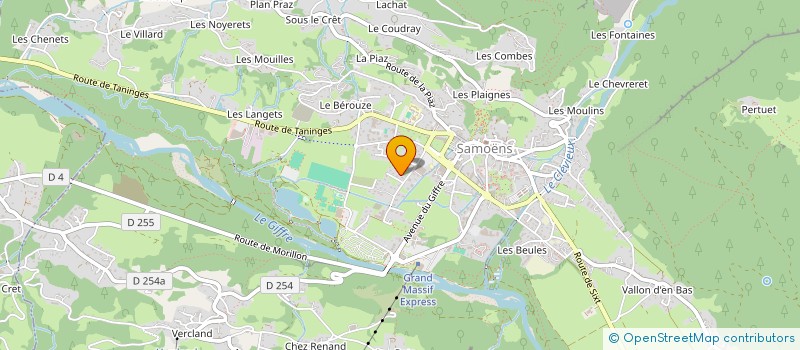 localisation de l'entreprise MONSIEUR LUC FAUCHEUR  SAMOENS