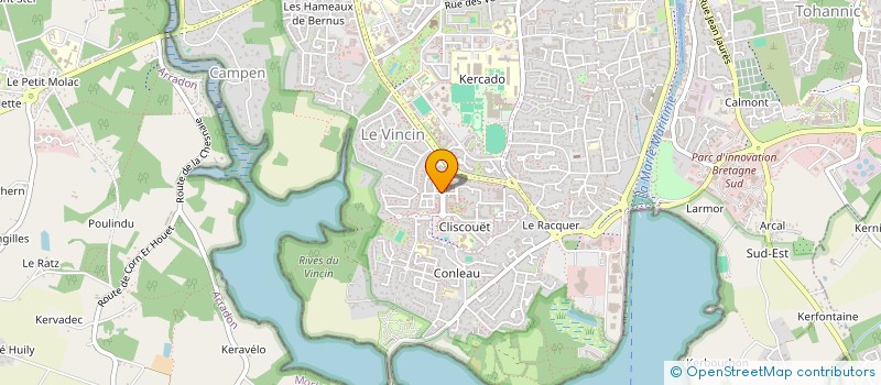 localisation de l'entreprise MONSIEUR LUC FAVREAU à VANNES