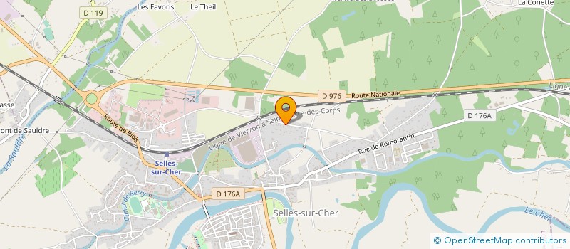 localisation de l'entreprise MONSIEUR LUC FERRAGU  SELLES-SUR-CHER