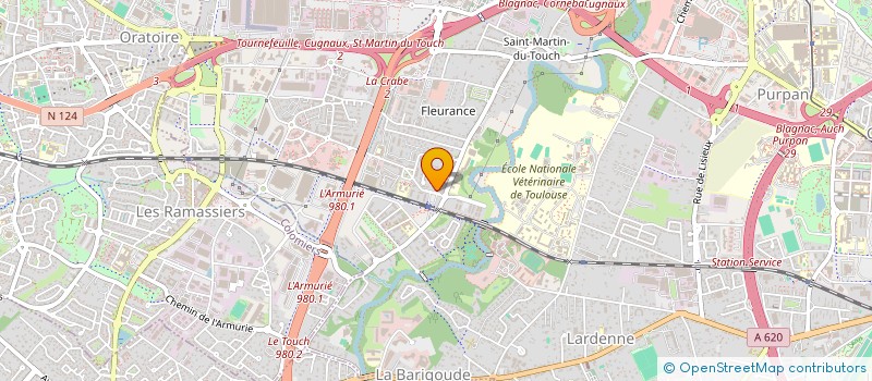 localisation de l'entreprise MONSIEUR LUC FERRARIS  TOULOUSE