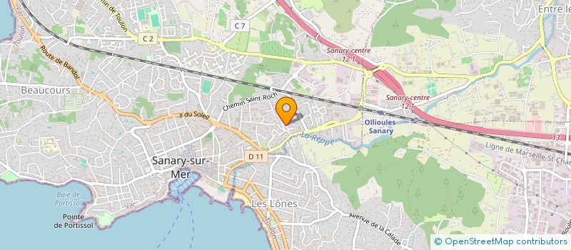 localisation de l'entreprise MONSIEUR LUC FERRO à SANARY-SUR-MER