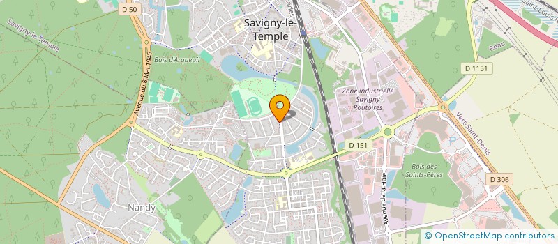 localisation de l'entreprise MONSIEUR LUC FEZUI  SAVIGNY-LE-TEMPLE