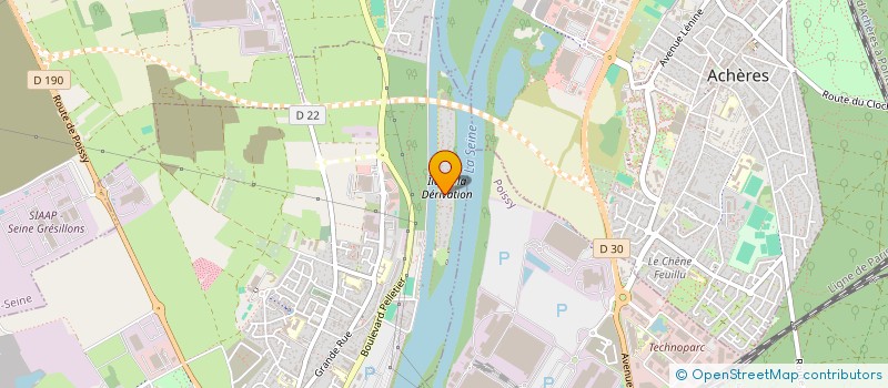 localisation de l'entreprise MONSIEUR LUC FIVET à CARRIERES-SOUS-POISSY