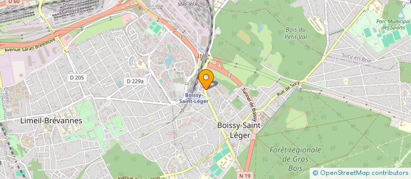 localisation de l'entreprise MONSIEUR LUC FLANDIN à BOISSY-SAINT-LEGER