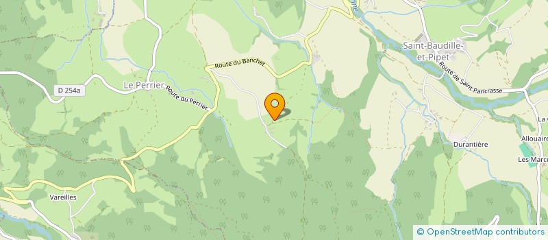 localisation de l'entreprise MONSIEUR LUC FONTAINE VIVE ROUX  LAVARS