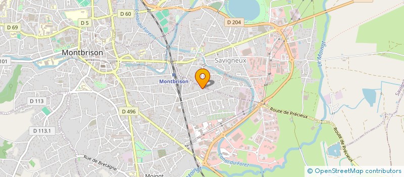 localisation de l'entreprise MONSIEUR LUC FONTIMPE  MONTBRISON