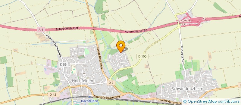 localisation de l'entreprise MONSIEUR LUC FORTMANN  HOCHFELDEN