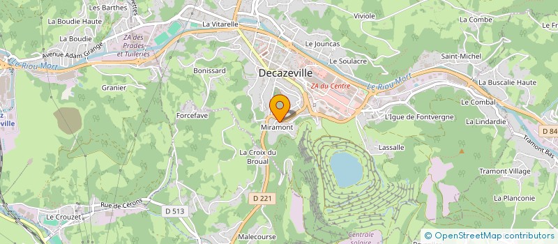 localisation de l'entreprise MONSIEUR LUC FOUBER  DECAZEVILLE