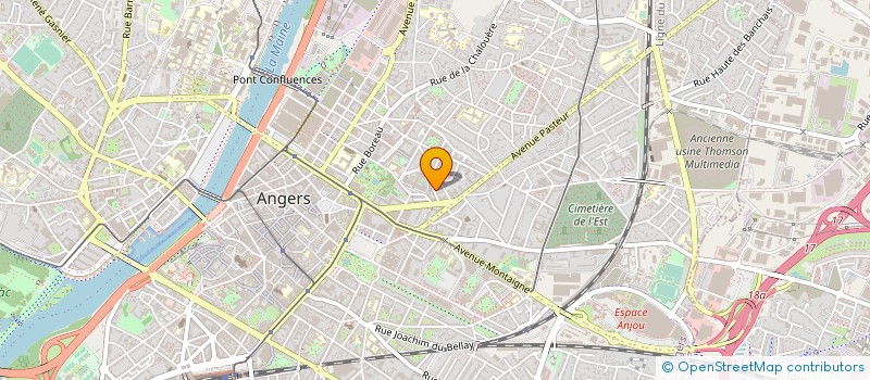localisation de l'entreprise MONSIEUR LUC FOUCHE à ANGERS