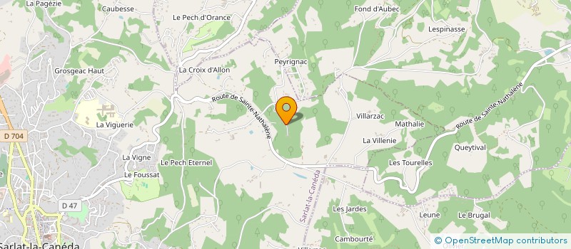 localisation de l'entreprise MONSIEUR LUC FOUQUET à SARLAT-LA-CANEDA