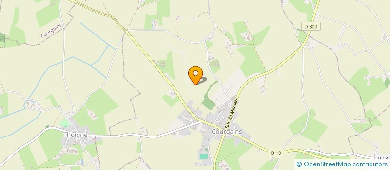 localisation de l'entreprise MONSIEUR LUC FRENEHARD  COURGAINS