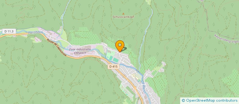 localisation de l'entreprise MONSIEUR LUC FREUDENREICH  KAYSERSBERG VIGNOBLE