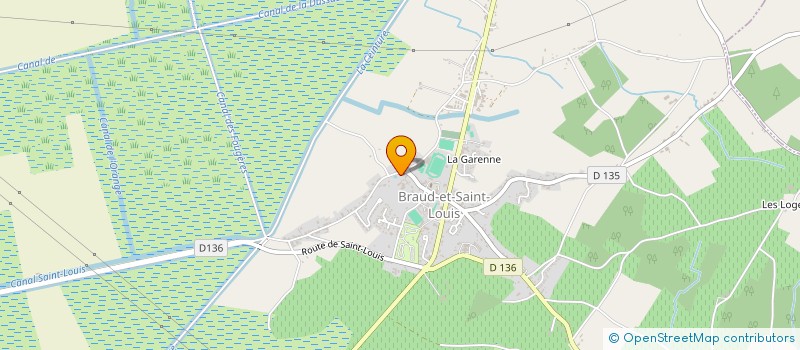 localisation de l'entreprise MONSIEUR LUC GAGNEROT  BRAUD-ET-SAINT-LOUIS