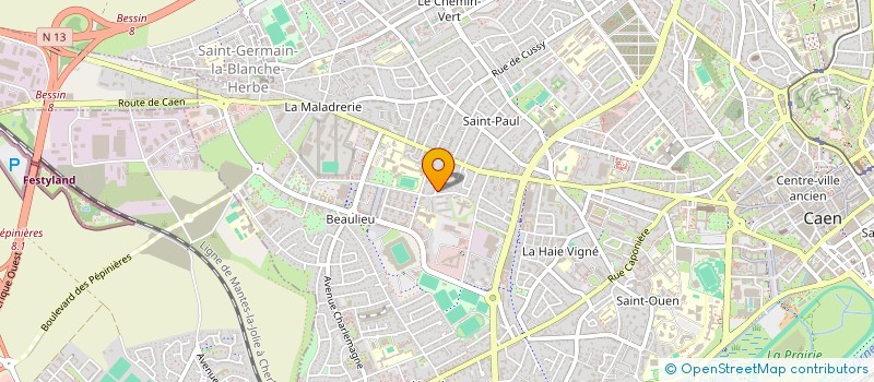 localisation de l'entreprise MONSIEUR LUC GARNIER - AMOUROUX à CAEN