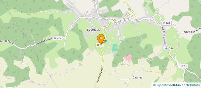 localisation de l'entreprise MONSIEUR LUC GAUTHERIN  ARTHEZ-DE-BEARN