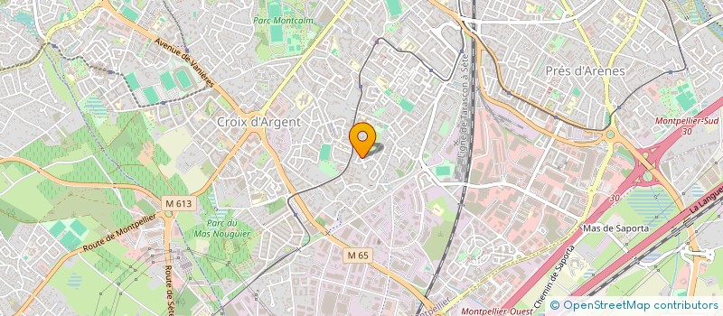 localisation de l'entreprise MONSIEUR LUC GEINDRE  MONTPELLIER