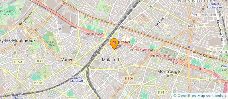localisation de l'entreprise MONSIEUR LUC GENSOLLEN à MALAKOFF