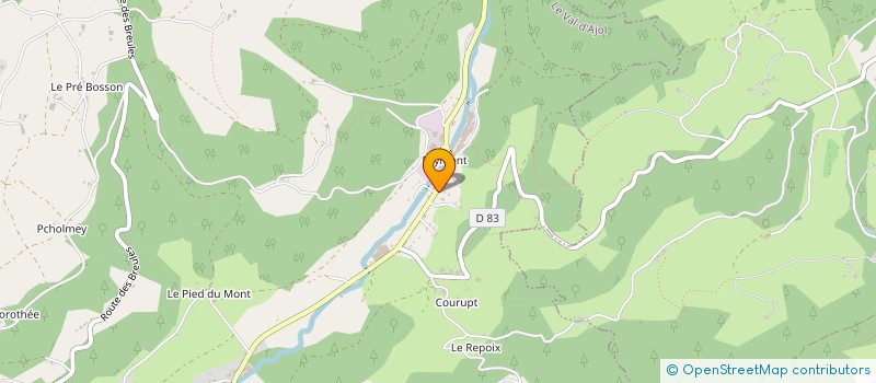 localisation de l'entreprise MONSIEUR LUC GEORGEL  LE VAL-D'AJOL