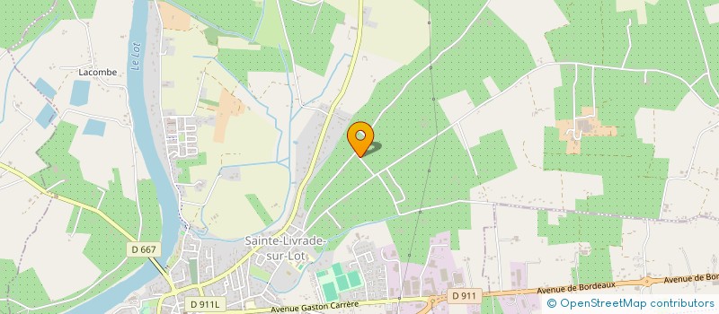 localisation de l'entreprise MONSIEUR LUC GERARD à SAINTE LIVRADE SUR LOT
