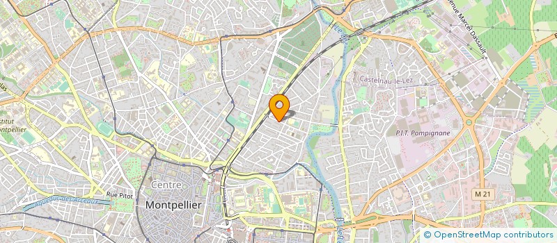 localisation de l'entreprise MONSIEUR LUC GERARD à MONTPELLIER