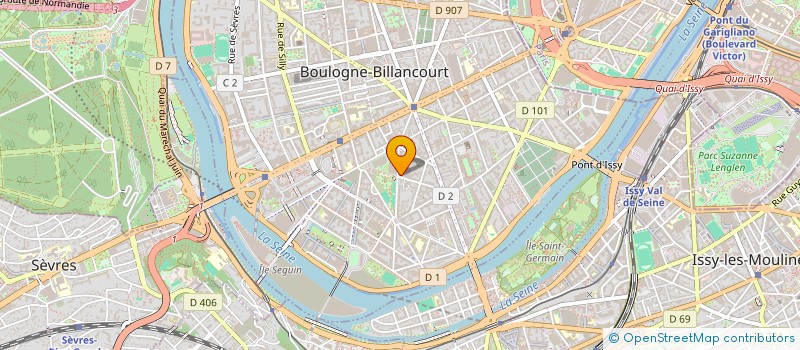 localisation de l'entreprise MONSIEUR LUC GESELL à BOULOGNE-BILLANCOURT
