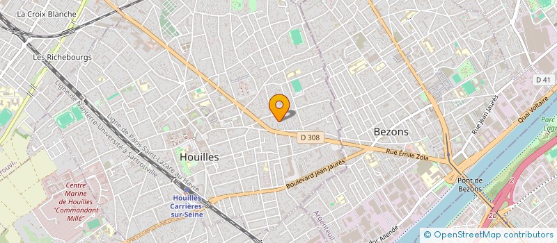 localisation de l'entreprise MONSIEUR LUC GESSANT  HOUILLES