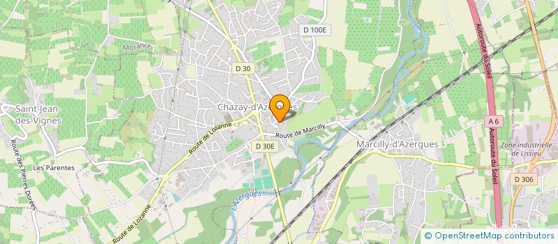 localisation de l'entreprise MONSIEUR LUC GEUENS  CHAZAY-D'AZERGUES