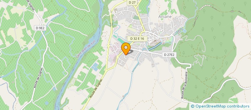 localisation de l'entreprise MONSIEUR LUC GHIA  ANIANE