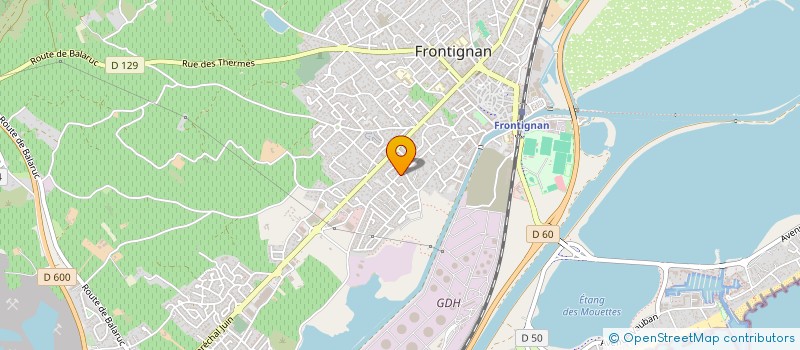 localisation de l'entreprise MONSIEUR LUC GIBAJA à FRONTIGNAN