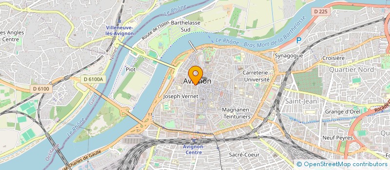 localisation de l'entreprise MONSIEUR LUC GINOUX  AVIGNON