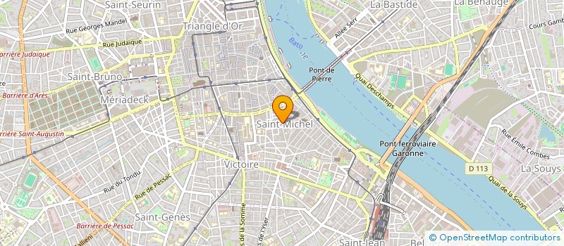 localisation de l'entreprise MONSIEUR LUC GIRAUD  BORDEAUX