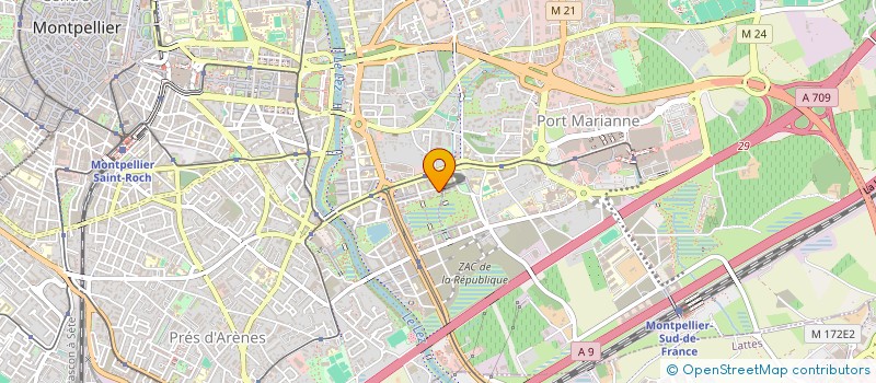 localisation de l'entreprise MONSIEUR LUC GIROUX à MONTPELLIER