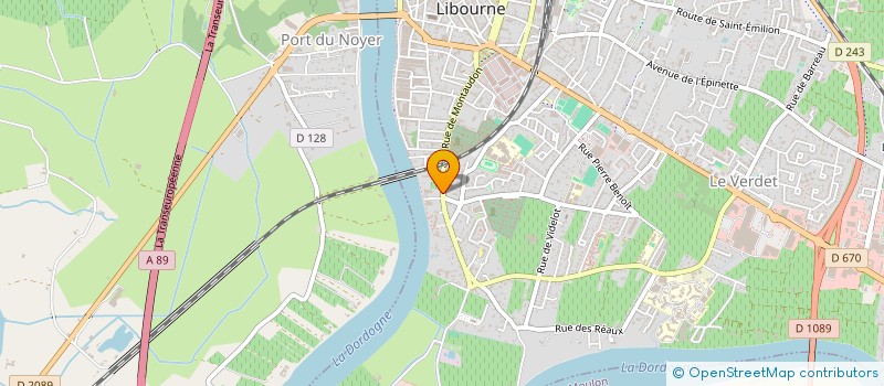 localisation de l'entreprise MONSIEUR LUC GOIZET  CHAMPAGNAC-LA-NOAILLE