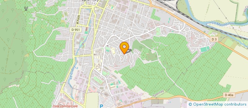 localisation de l'entreprise MONSIEUR LUC GRAF  EPERNAY