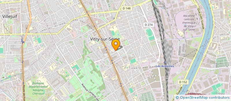 localisation de l'entreprise MONSIEUR LUC GRZESIAK à VITRY-SUR-SEINE