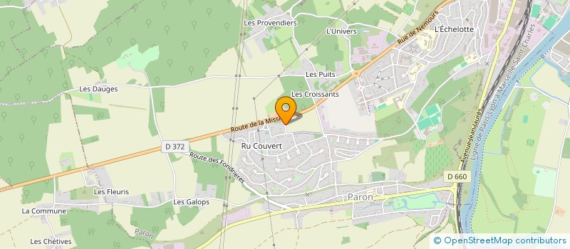 localisation de l'entreprise MONSIEUR LUC GUERNET à PARON