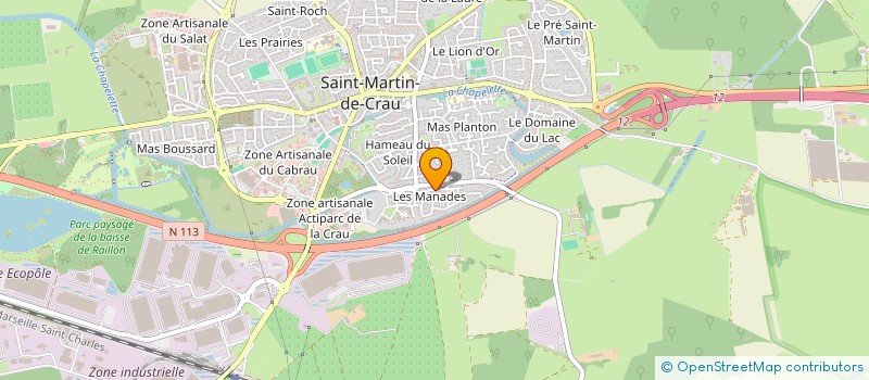 localisation de l'entreprise MONSIEUR LUC GUIDI à SAINT-MARTIN-DE-CRAU