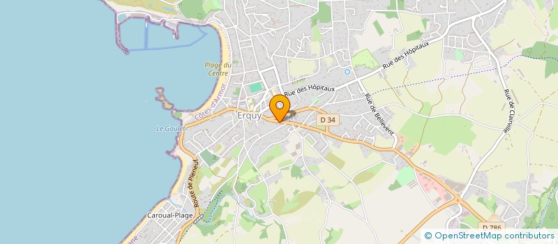 localisation de l'entreprise MONSIEUR LUC GUITTON  ERQUY