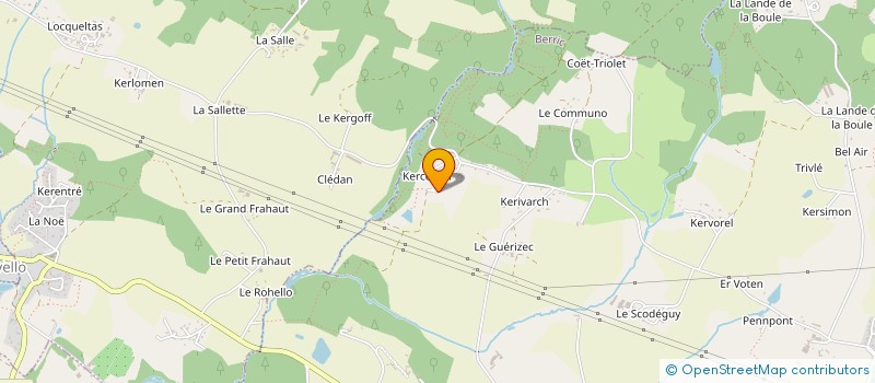 localisation de l'entreprise MONSIEUR LUC GUYARD  BERRIC