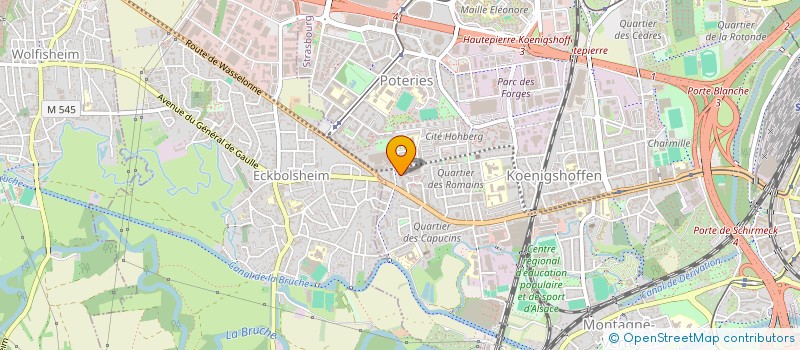 localisation de l'entreprise MONSIEUR LUC HALB à STRASBOURG