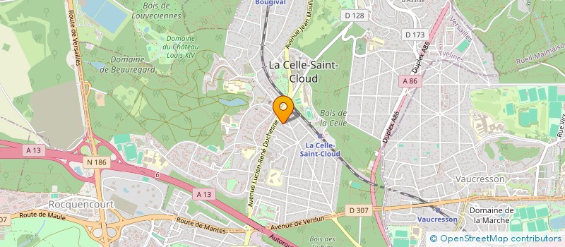 localisation de l'entreprise MONSIEUR LUC HAMON  LA CELLE-SAINT-CLOUD