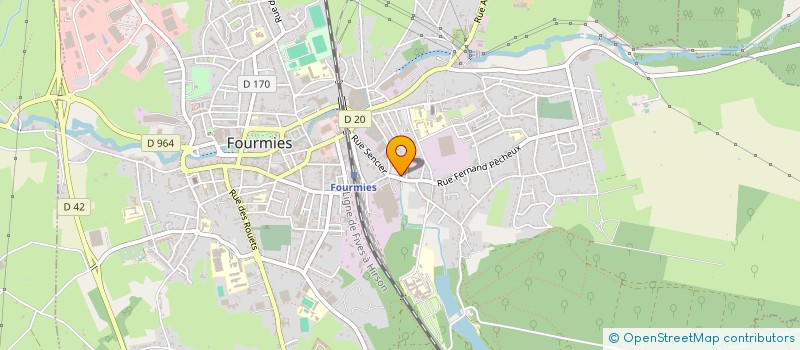 localisation de l'entreprise MONSIEUR LUC HARDY à FOURMIES