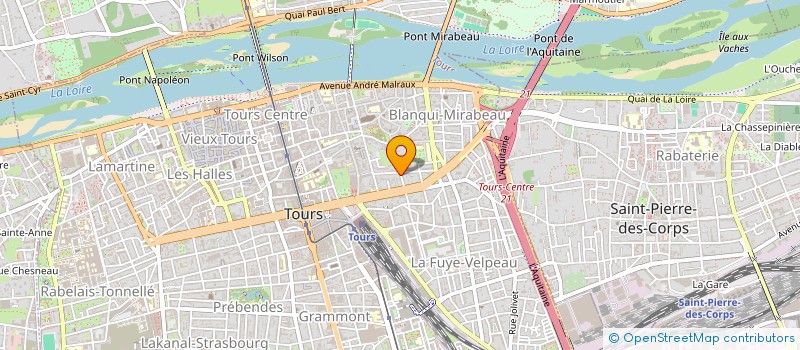 localisation de l'entreprise MONSIEUR LUC-HENRI BARTHELEMY à TOURS