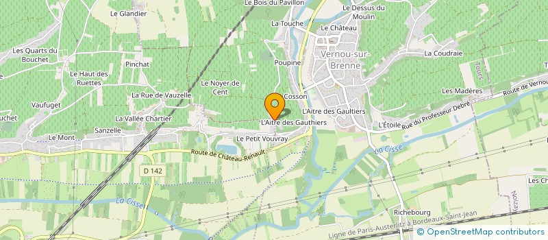 localisation de l'entreprise MONSIEUR LUC HERBIN à VERNOU-SUR-BRENNE