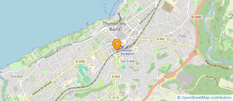 localisation de l'entreprise MONSIEUR LUC HINTERMANN à THONON-LES-BAINS