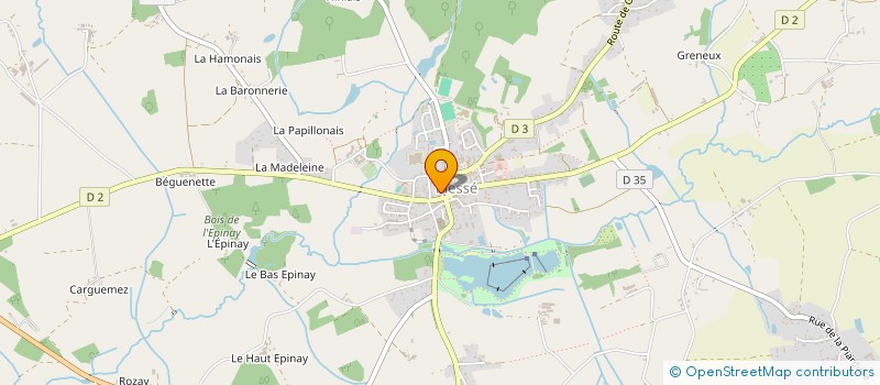 localisation de l'entreprise MONSIEUR LUC HIVERT  PLESSE