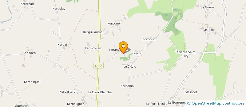 localisation de l'entreprise MONSIEUR LUC HOARAU  MOREAC