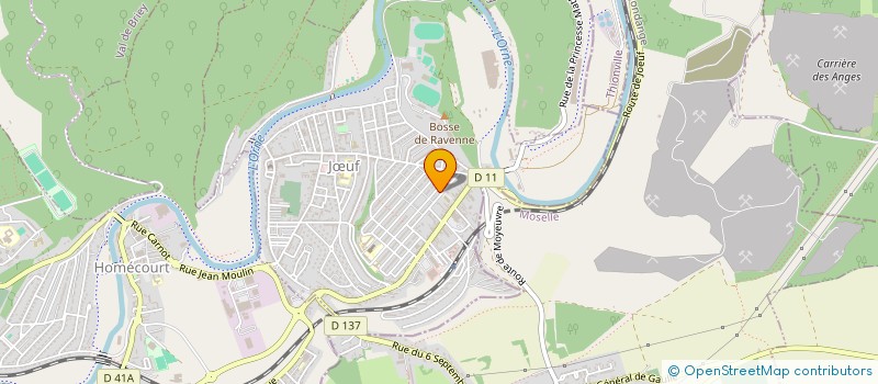 localisation de l'entreprise MONSIEUR LUC HOFFMANN  JUF